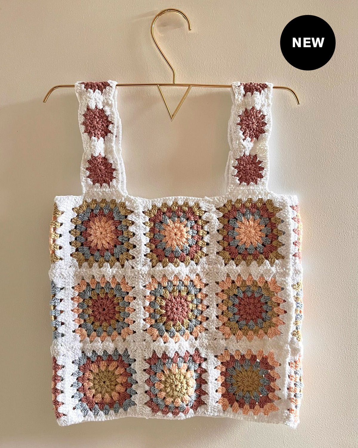 Granny Crochet Strips Shirt